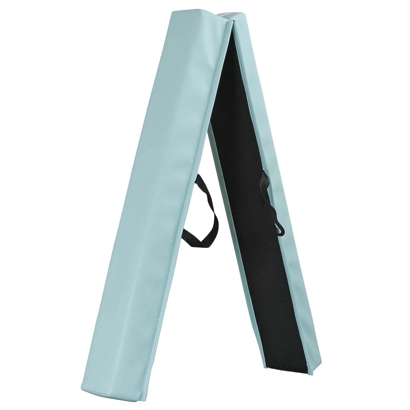 6FT Folding Balance Beam with Handle Anti-Slip Base Gym Training Mint Green