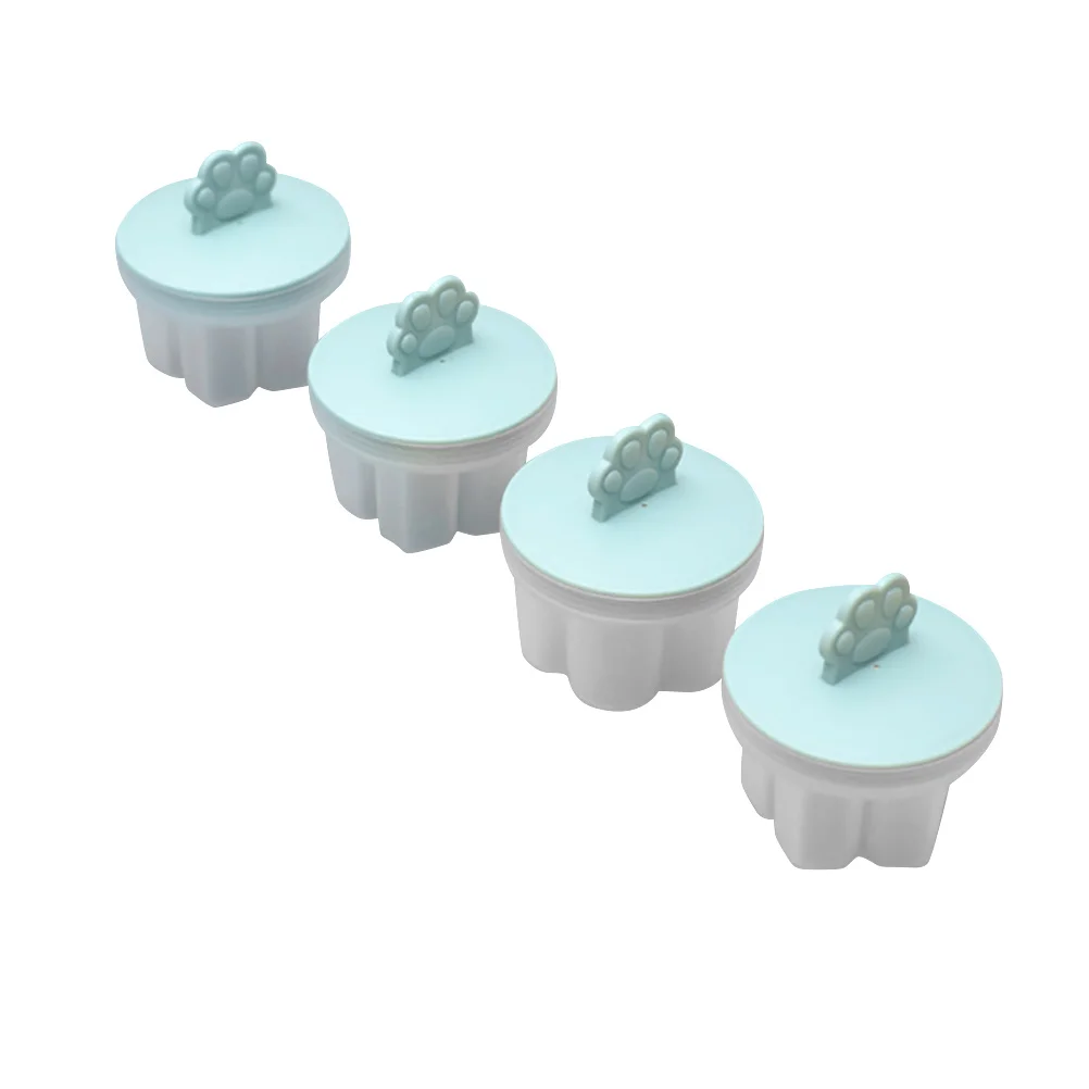

4 Pcs Boiler Steam Mold PP Material Microwave Safe Non Stick Easy Wash Egg Cooking Set Cartoon Style Steamed Egg Cup Kitchen