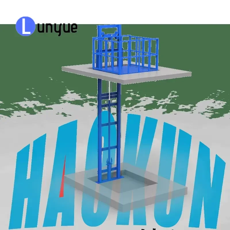 500kg Electric Cargo Lift Elevator 15m Height Heavy Duty Freight Lifting Platform for Warehouse Factory Industrial Use