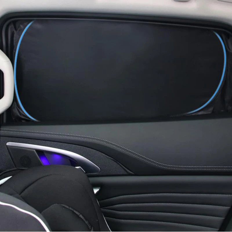 لسوزوكي جيمي JB74 2018-2024 اكسسوارات السيارات الداخلية أقنعة الشمس النوافذ الجانبية العزل الحراري حماية من الشمس غير شفافة #4