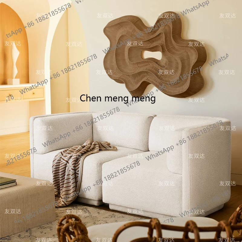 

Living room decorative painting simple modern high sense three-dimensional handmade rope porch