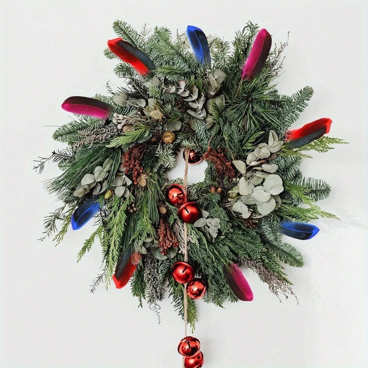 ขนเป็ดธรรมชาติ 100 ชิ้น ขนาด 4-6 นิ้ว สีแดง น้ำเงิน ขาว ขนตกแต่งสำหรับชุดแฟนซี งานแต่งงาน งานคริสต์มาส งานปาร์ตี้