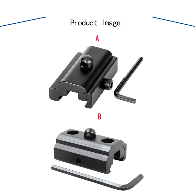 Tactical bipod, tripod adapter, sling rotating bolt, 20/21mm, scaffolding track connector, bracket joint, hunting accessory