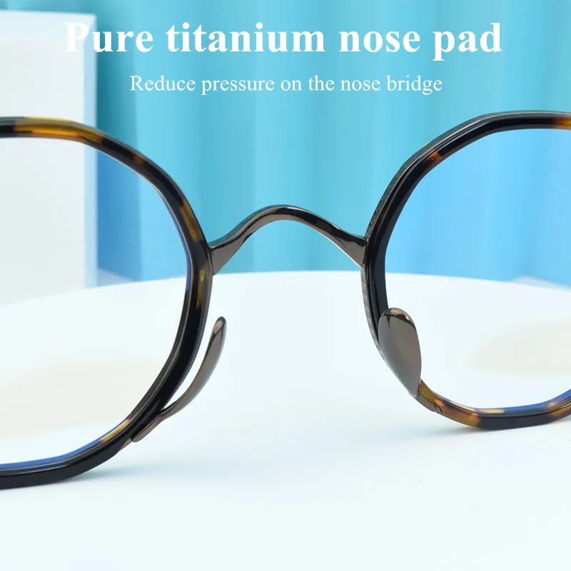 TAG Hezekiah Glasses Frame Men Retro Designer Titanium Eyeglasses KMN80871 Vintage Luxury Brand Fashion Eyewear Women spectacle