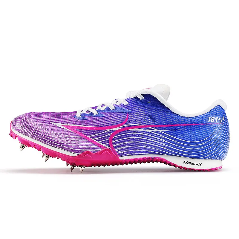 Professional Track And Field Spikes Men Women Running Shoes With Nails Sprinting Shoes Breathable Non-slip Men's Athletic Shoes