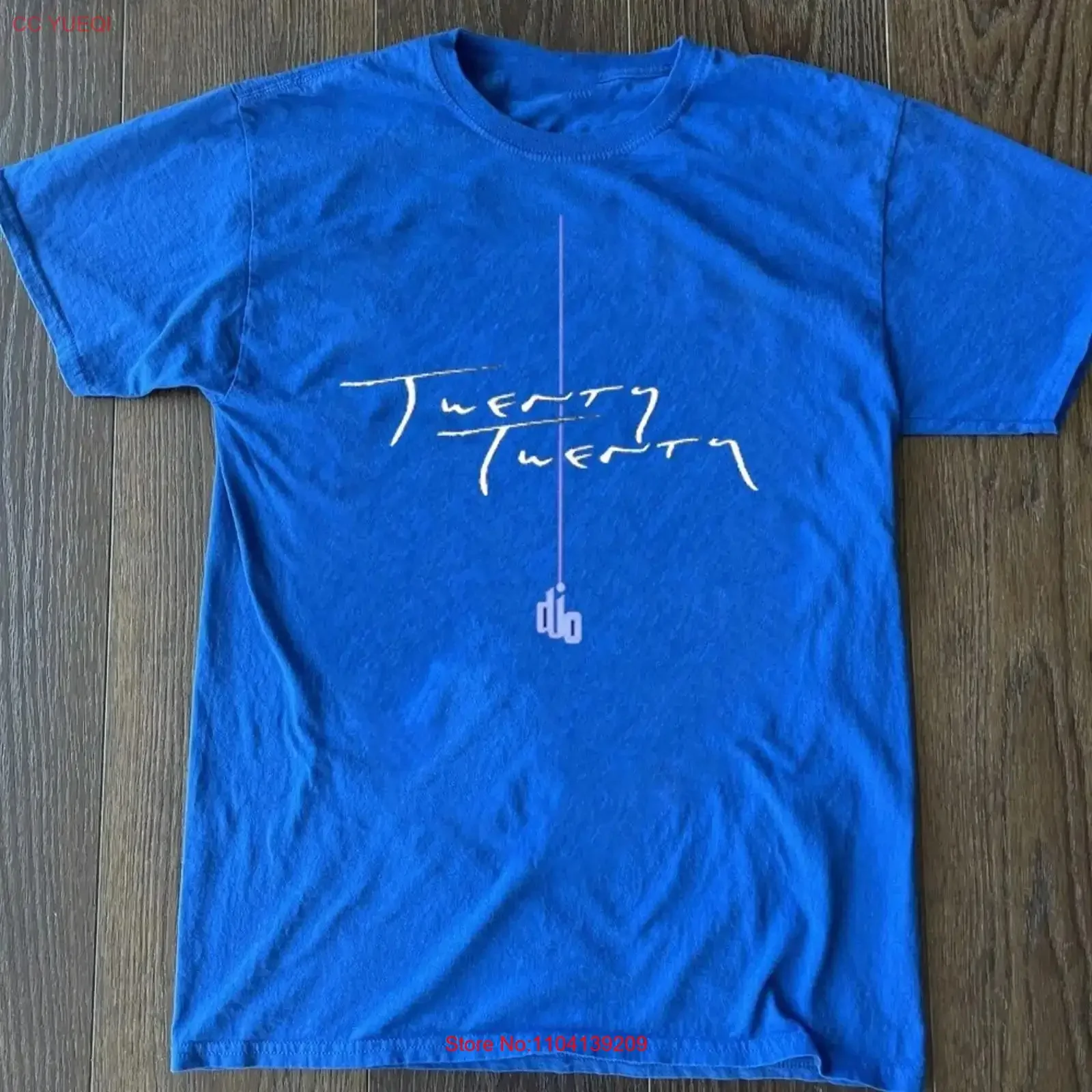 Classic Djo Twenty All size S to 5XL Blue T Shirt vintage Washed streetwear Slightly Comfortable Breathable graphic Unisex