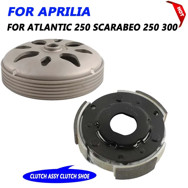 Dla APRILIA Atlantic 250 Scarabeo 250 300 Sportcity 250 motocykl skuter sprzęgło Assy sprzęgło but sprzęgło dzwonek tarcza sprzęgła
