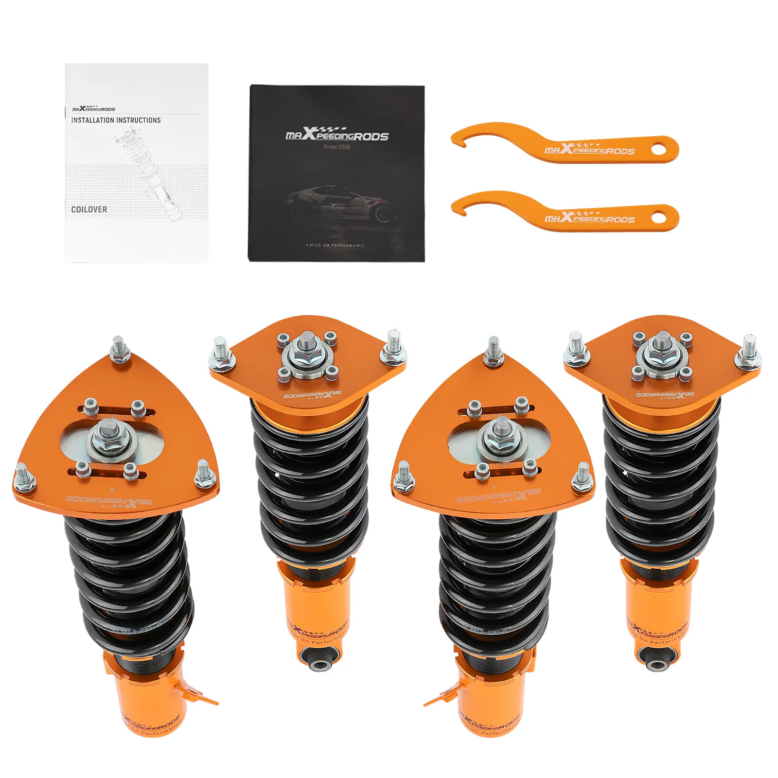 

Coilover Shock Absorber Kit For Subaru Impreza WRX Sedan AWD 2008-2013 2.5L DOHC