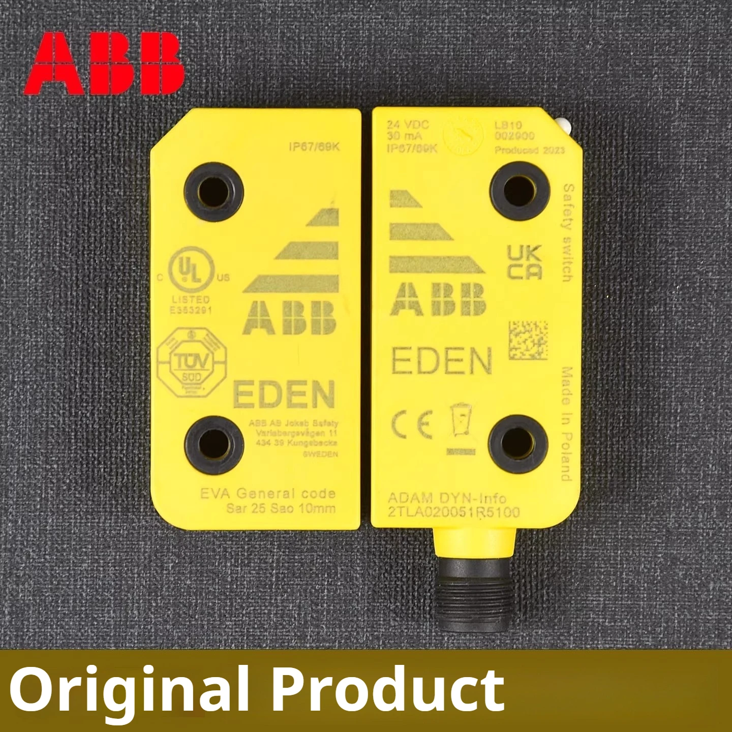 

Выключатель доступа безопасности ABB JOKAB EDEN EVA ADAM 2TLA020051R5100 5400 5700