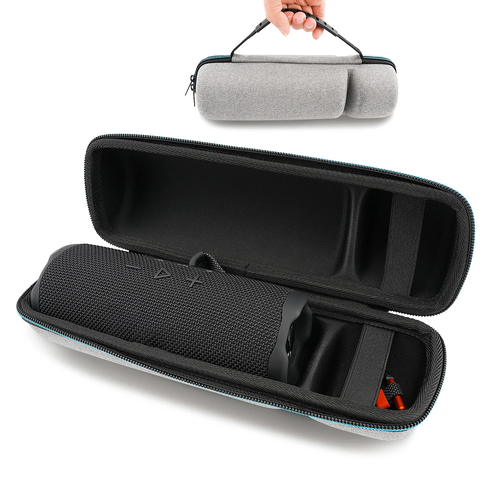 Estojo de viagem rígido para jbl flip 7 flip 6 flip 5 bolsa de armazenamento portátil à prova d'água com alça estojo rígido acessórios de alto-falante