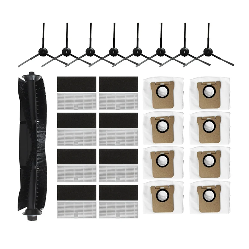 Kompatybilny z A15F Ultenic T10 Pro Szczotka Główna Boczna Filtr Hepa Worek na Kurz Akcesoria Zamienne Części Zamienne