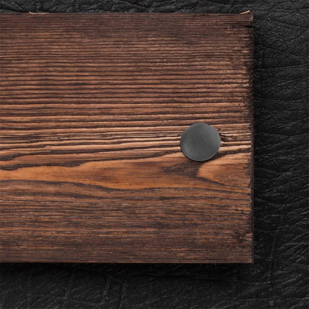 

200pcs Screw Cap Covers Black Durable Plastic Decorative Bolt Caps Easy Install Home Office Power Supply Light Fixture