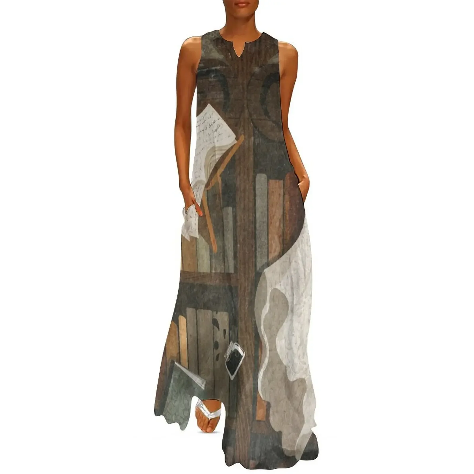 

There's a Poltergeist in the Library Again... Long Dress evening dress woman evening dress woman