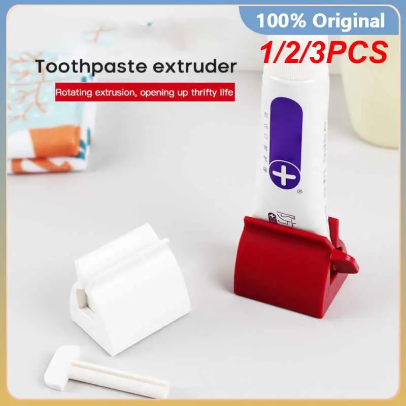 1/2/3PCS Toothpaste Dispenser Tube Squeezer Tooth Paste Squeezer Facial Cleanser Press Rolling Holder Bathroom Accessories For