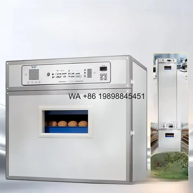 Wmwmnu Fully Automatic Industrial Egg Incubator Intelligent Large Scale Hatching 80 to 2112 Eggs for Farm
