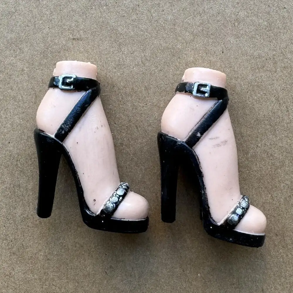 Cabeças de boneca de rosto raro versão 2001, sapatos clássicos bratss vintage, botas longas, peças de boneca para meninas para colecionadores