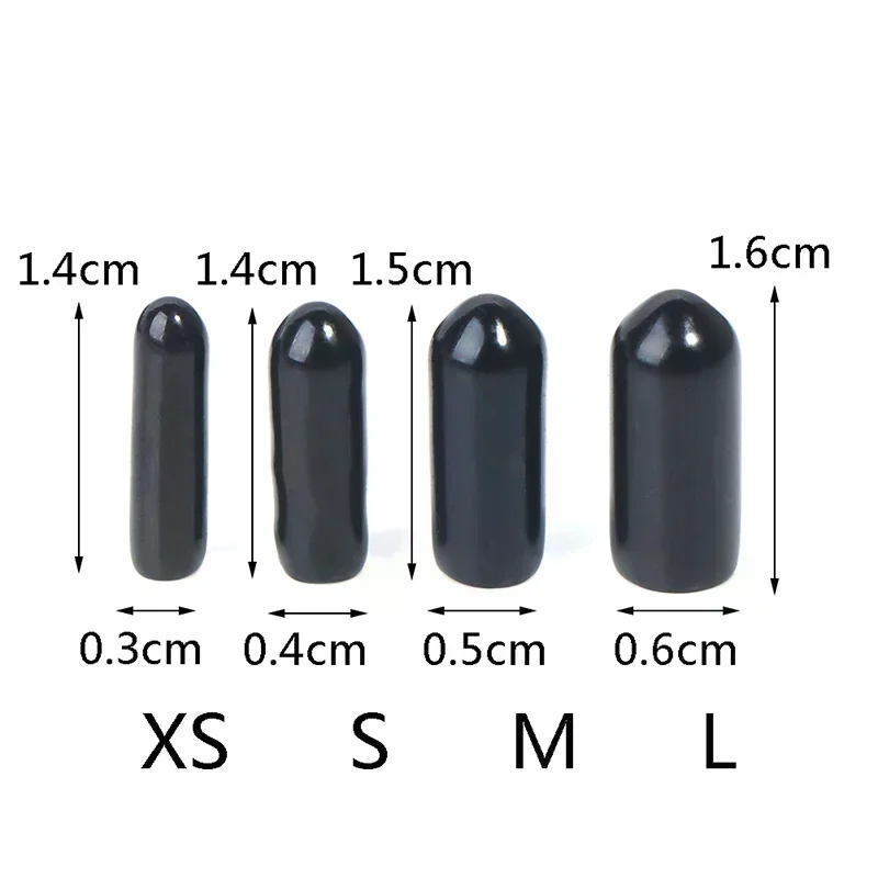 200pcs Rubber Round End Cap Cover For Pipe Screw Thread Protector Push-fit Caps Diy Headband Accessories