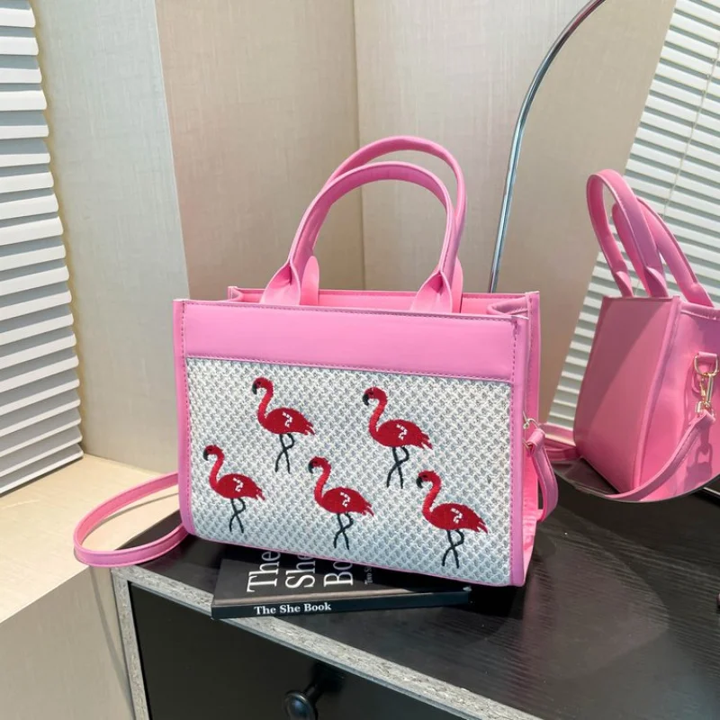 حقيبة كروكو صناعية حديثة منقوشة للنساء ذات ملمس غريب وجلد ممتاز لأسلوب الشتاء #2