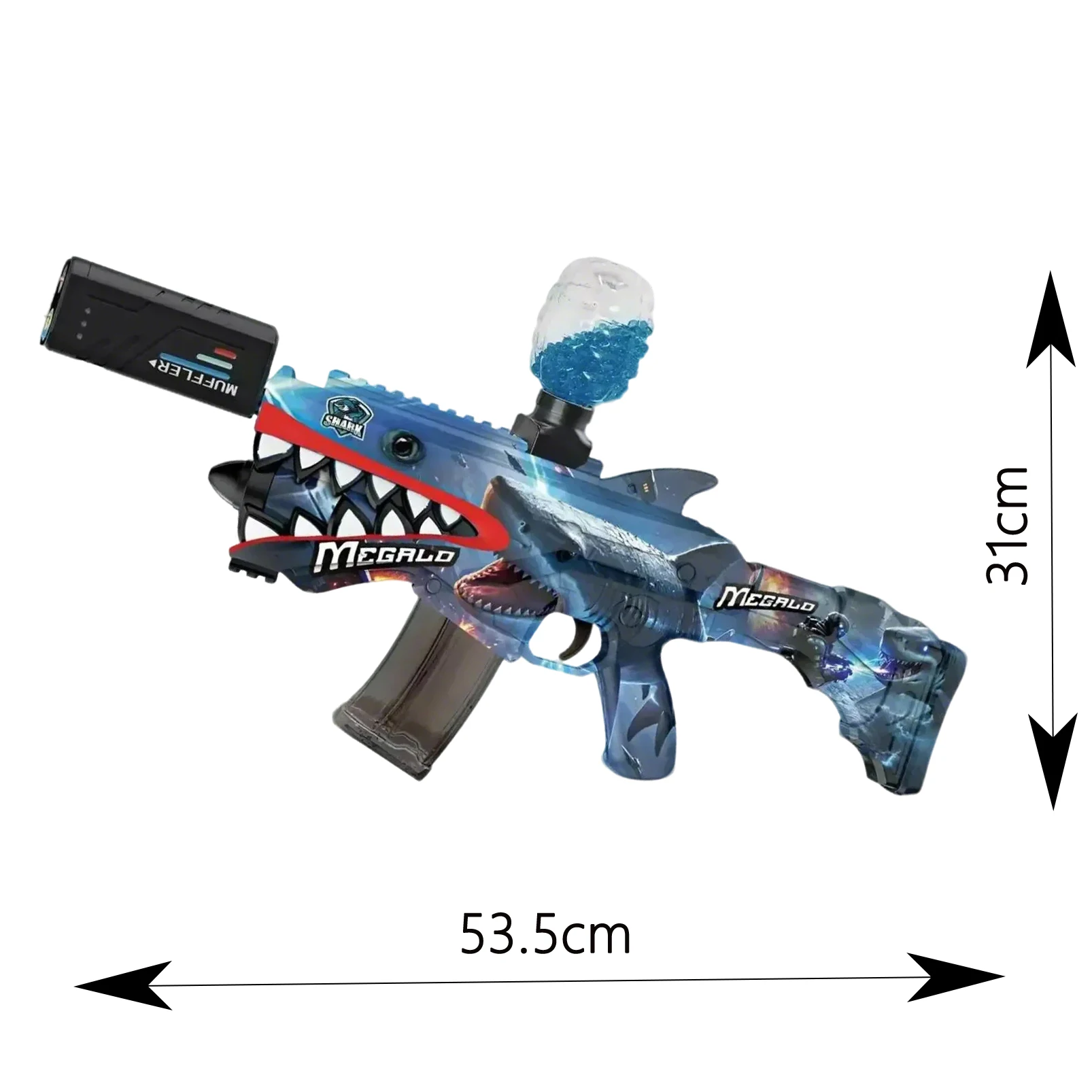 Pistole idrogel Giocattolo ad acqua Eva Pistola a proiettile morbido Pistola ad acqua giocattolo Blaster per l'azione Incredibile giocattolo Pistola a gel Giocattoli fantastici all'aperto Giochi all'aperto