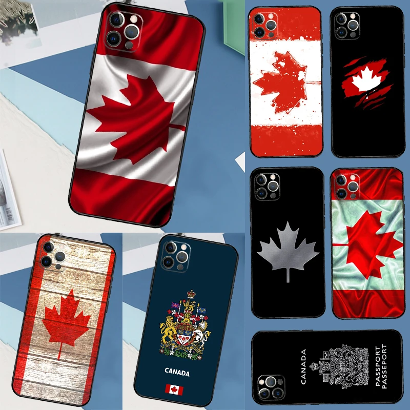 Etui z flagą Kanady dla Samsung Galaxy S25 Ultra S20 S21 S22 S23 S24 Ultra S9 S10 Plus S25 FE Cover Coque