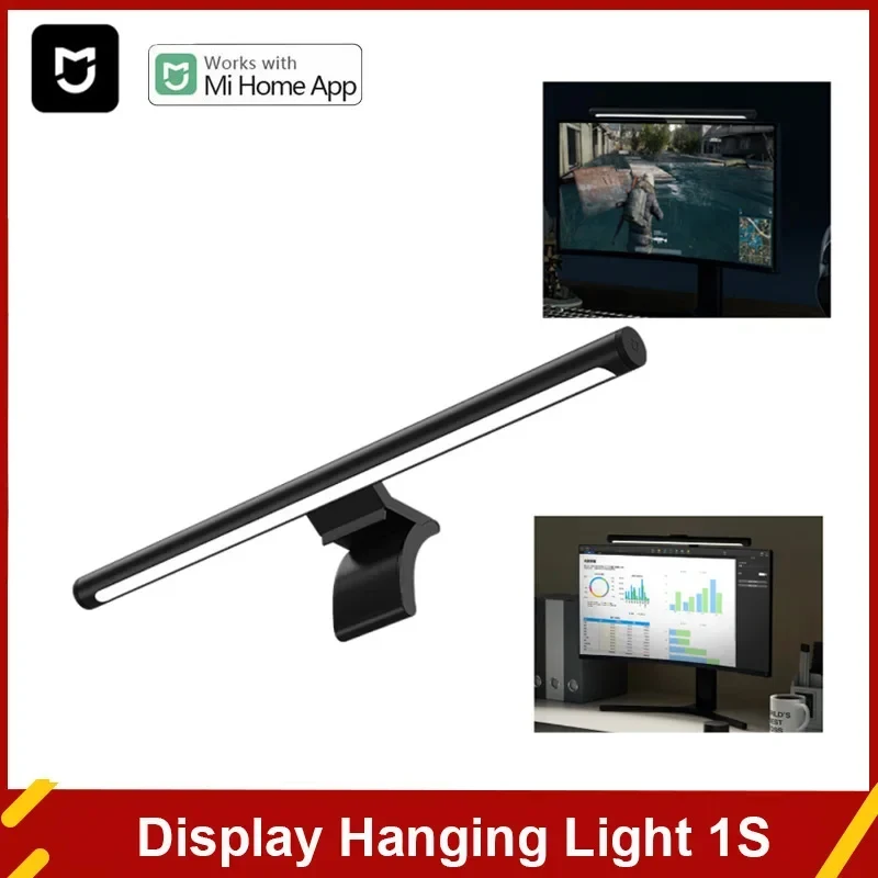 

Mijia Mi Smart Computer Monitor Light Bar 1S USB LED Screen Hanging Lamp Office Game Reading Ra95 Smart Remote Control