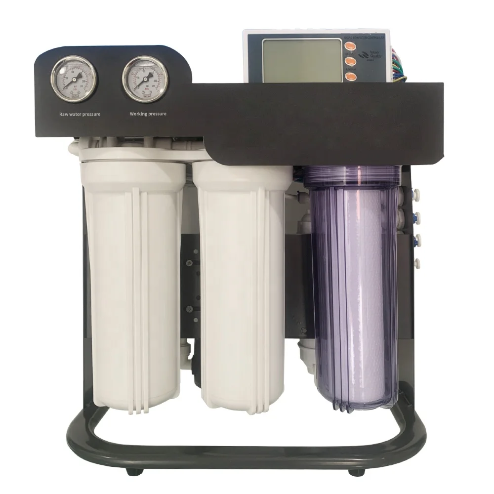 

Customized 50G-200G Five-Stage Reverse Osmosis Water Filter System Household RO Purifier Double TDS Computer Board Pressure