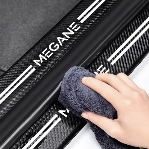 För Renault Megane 1 2 3 4 MK1 MK2 MK3 MK4 RS Tröskellist Kolfiber Bagagedörrlist Skyddande klistermärken 8 best sales Megane 3 GT-linje - №7