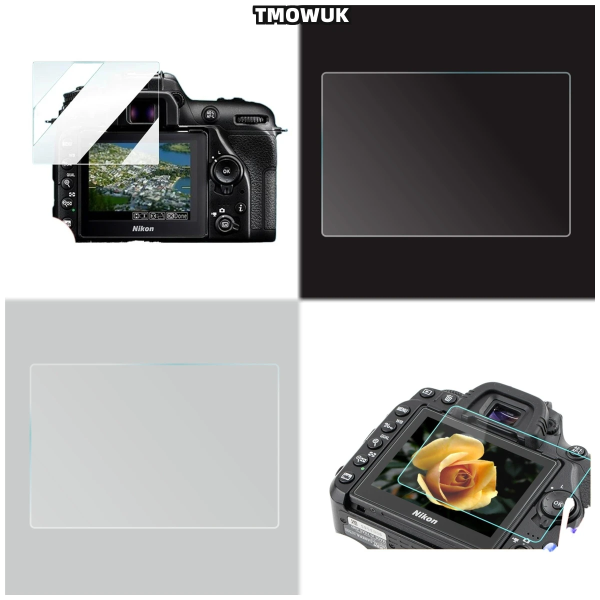

For Nikon D7500 9H Hardness Anti-Scratch HD Clear Tempered Glass Screen Protector LCD Film
