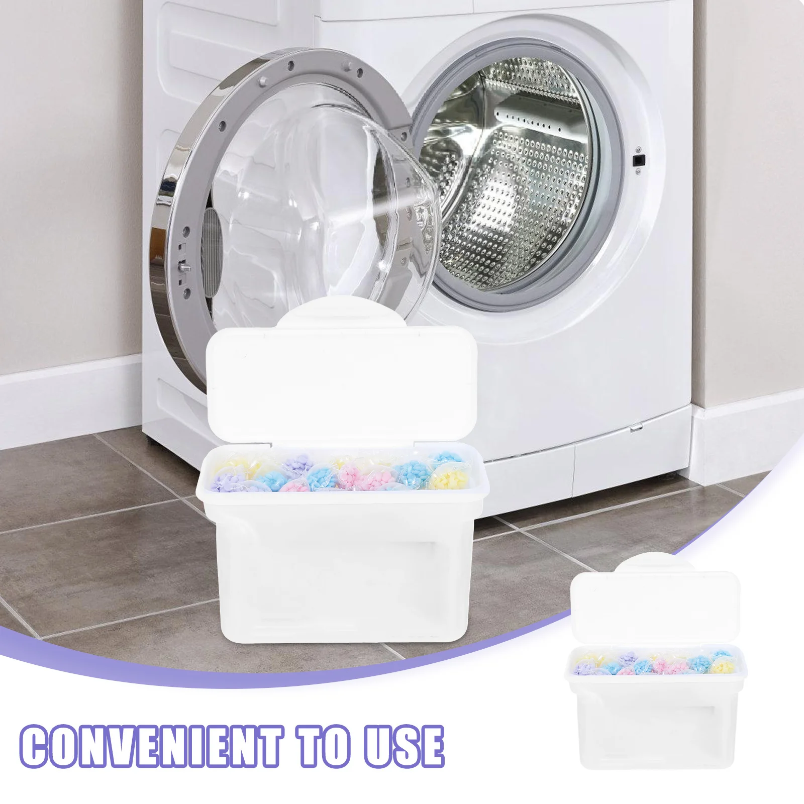 100 قطعة رائحة الغسيل الخرز رائحة كبسولات سريع الذوبان منعم الأقمشة طويلة الأمد العطر غسل الداعم للآلة #5