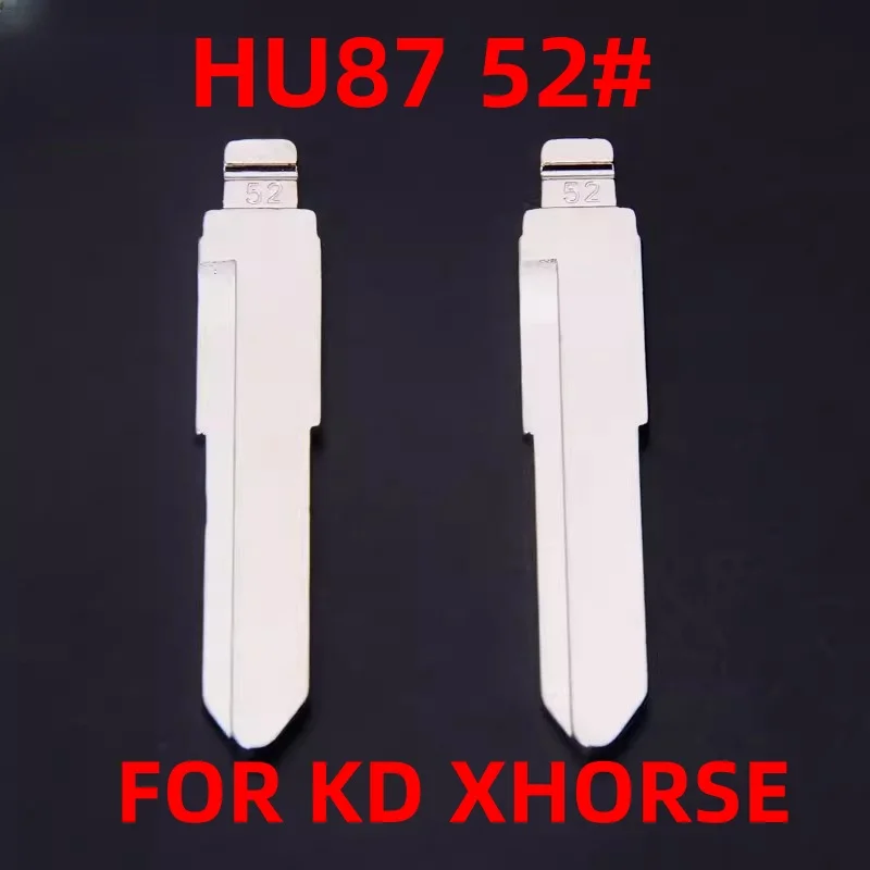 10 Stuks Auto Sleutel Blade Hu87 Kd Flip Key Blank 52 # Hu133 Reservesleutel Voor Suzuki Swift Jimny Sleutel Voor Toyota Rush Voor Xhorse Keydiy Jmd