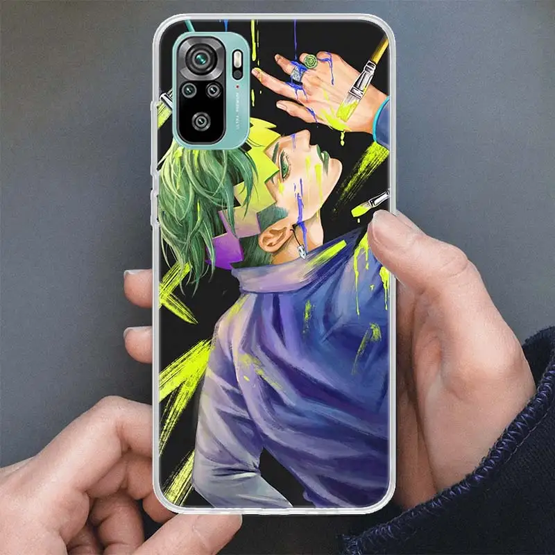 JoJo Adventure Rohan Kishibe Phone Case For Xiaomi Redmi Note 14 13 12S 12 10 10S 11 Pro Plus 11S 11E 11T 9 9S Soft Silicone She