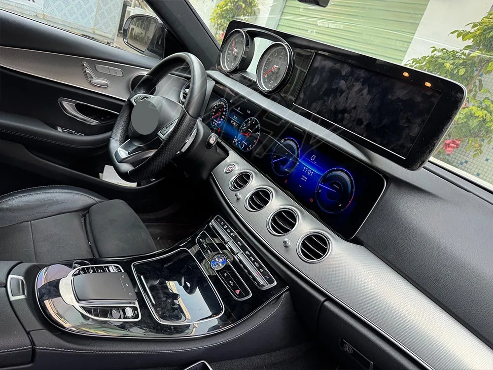 

Цифровой LCD-экран для приборной панели, мультимедийный проигрыватель, GPS-навигация, CarPlay для Mercedes Benz E-класса E200, E300, E320, W213