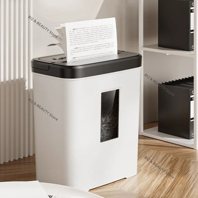 Petit déchiqueteur de papier puissant – Déchiqueteur commercial de haute sécurité P-5, automatique, robuste, pour bureau, mobilier de bureau JT40