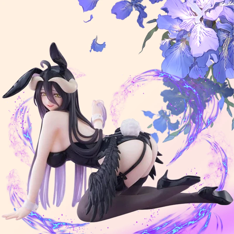 2 قطعة هنتاي الشكل أفرلورد أنيمي الشكل الأرنب فتاة ملابس السباحة ألبيدو عمل الشكل المعكرونة سدادة تمثال جمع نموذج اللعب #1