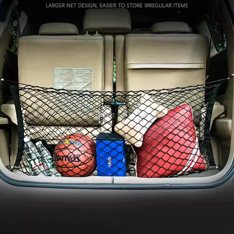 

Сумка-органайзер для багажника Vtrunk, сетчатый карман для хранения, автомобильные аксессуары, сумка для хранения для Toyota Alphard Vellfire серий 10/20/30/40 2008-2025 гг.