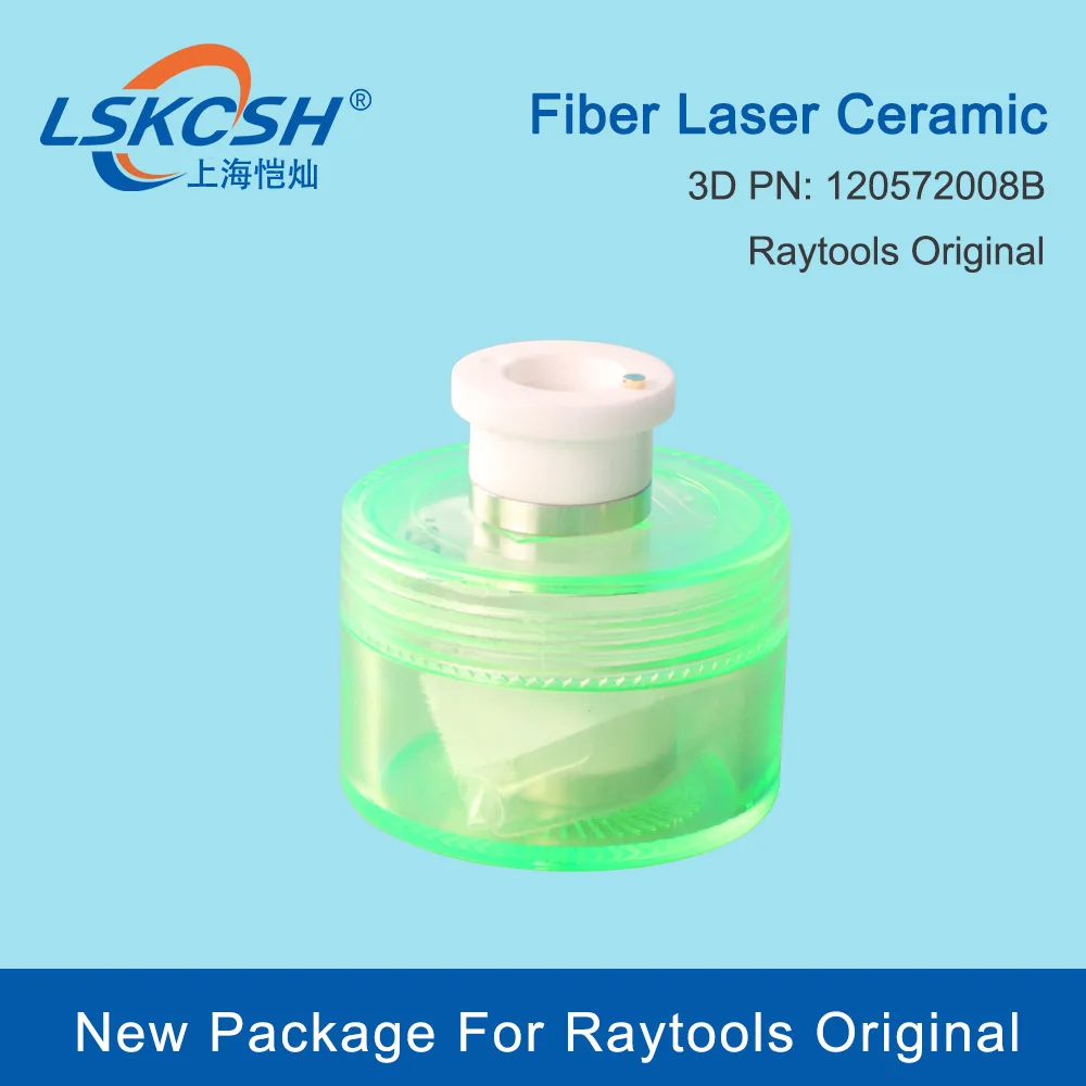 LSKCSH Raytools original Ceramic Nozzle Holder 120572008B empower fiber laser cutting machine fiber laser ceramic ring 3d