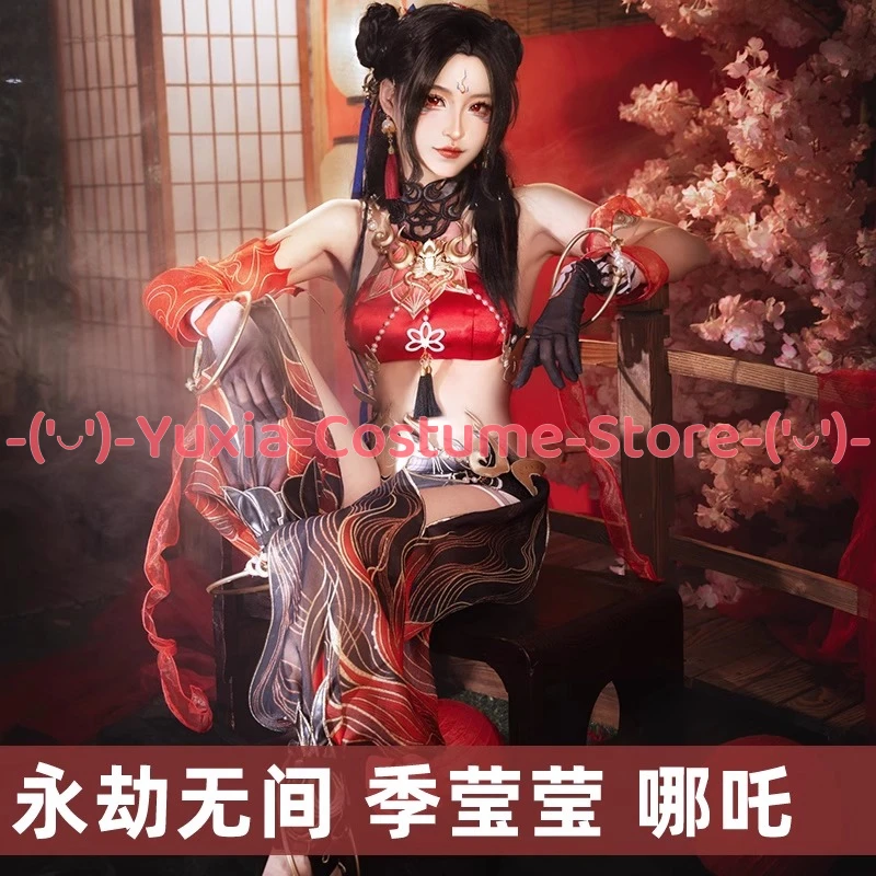 Naraka: Bladepoint Ji Yingying Third Lotus Prince Nezha Cosplay Costume Character Outfit Roleplay Carnival Party Uniform