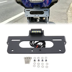 Fit For Yamaha YZF-R6 R6 2006-2023 Rear Tail Tidy Fender Eliminator Kit License Plate Holder Bracket Black Motorcycle Aluminum