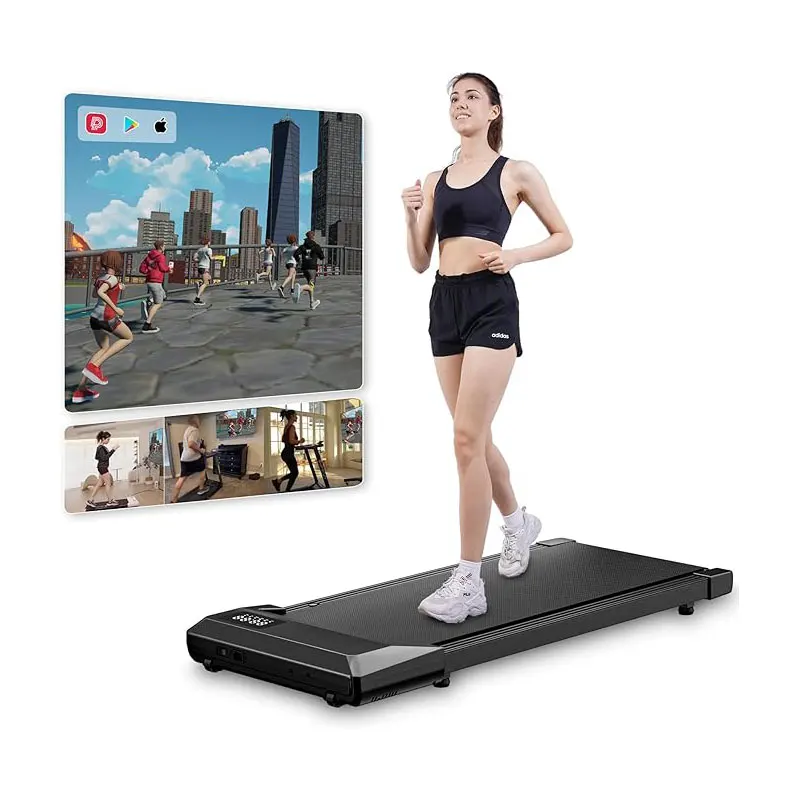 Walking Pad Treadmill, 2.2HP Walking Treadmills for Home, 2 in 1 Portable Under Desk Treadmill