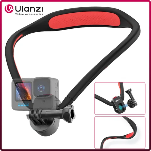 Ulanzi Go-Quick II soporte magnético para cuello para GoPro Hero 13 12 11 10 9 8 para Insta360 DJI Osmo accesorios de Cámara de Acción