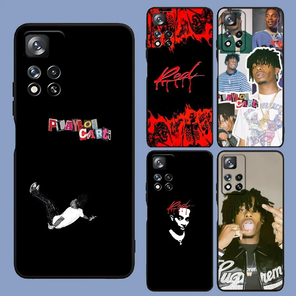 

Playboi Carti Rapper Phone Case For Samsung Galaxy A13,A21s,A22,A31,A32,A52,A53,A71,A80,A91 Soft Black Cover