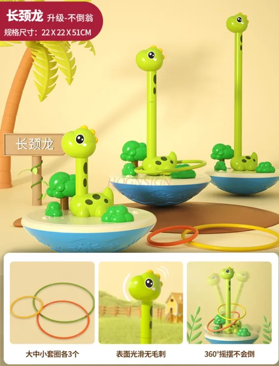 Círculo das crianças jogando bebê quebra-cabeça brinquedos pai-filho jogos interativos diversão crianças jogando anéis