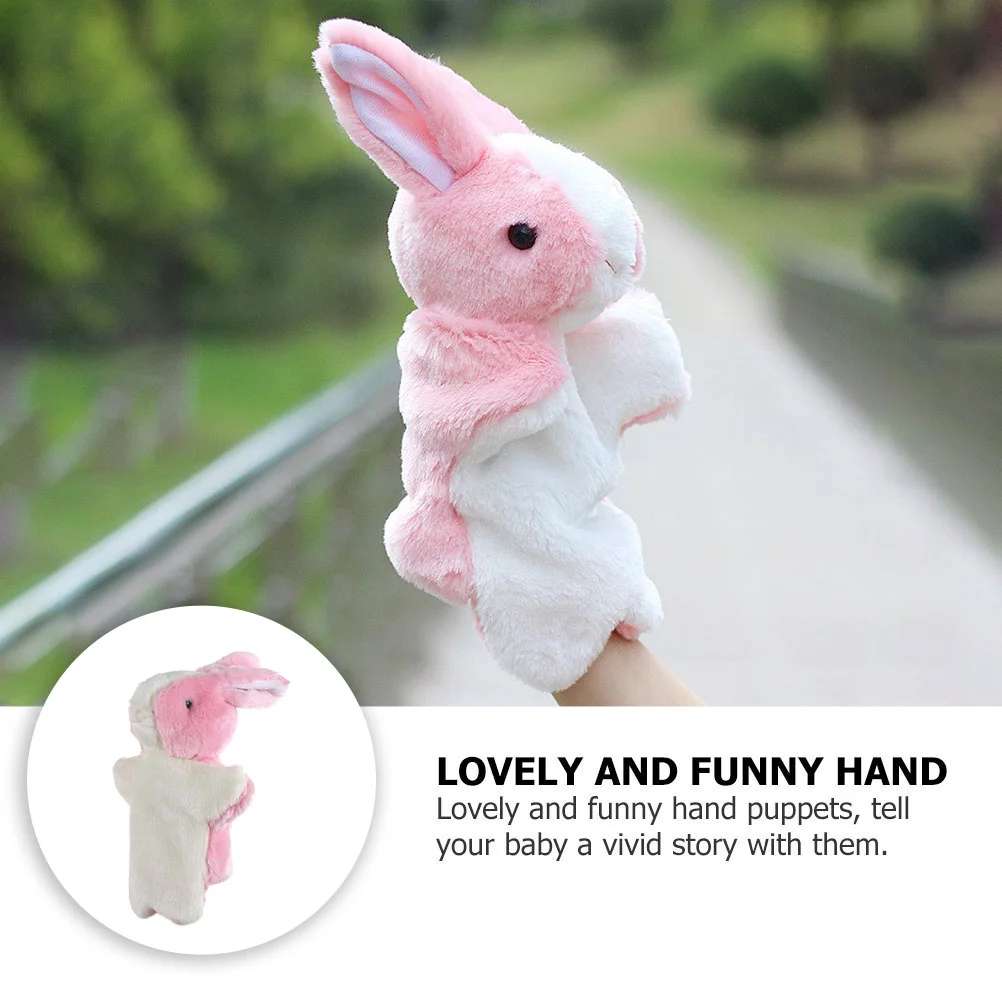 Baby Gifts Plush Toy Animal Hand Puppets Manual for Babies Stuffed Gloves Toddler