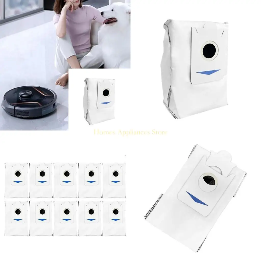 حزمة D0AB من 10 أكياس غبار مكنسة كهربائية جزء من مواد النسيج غير منسوج لـ x2Pro