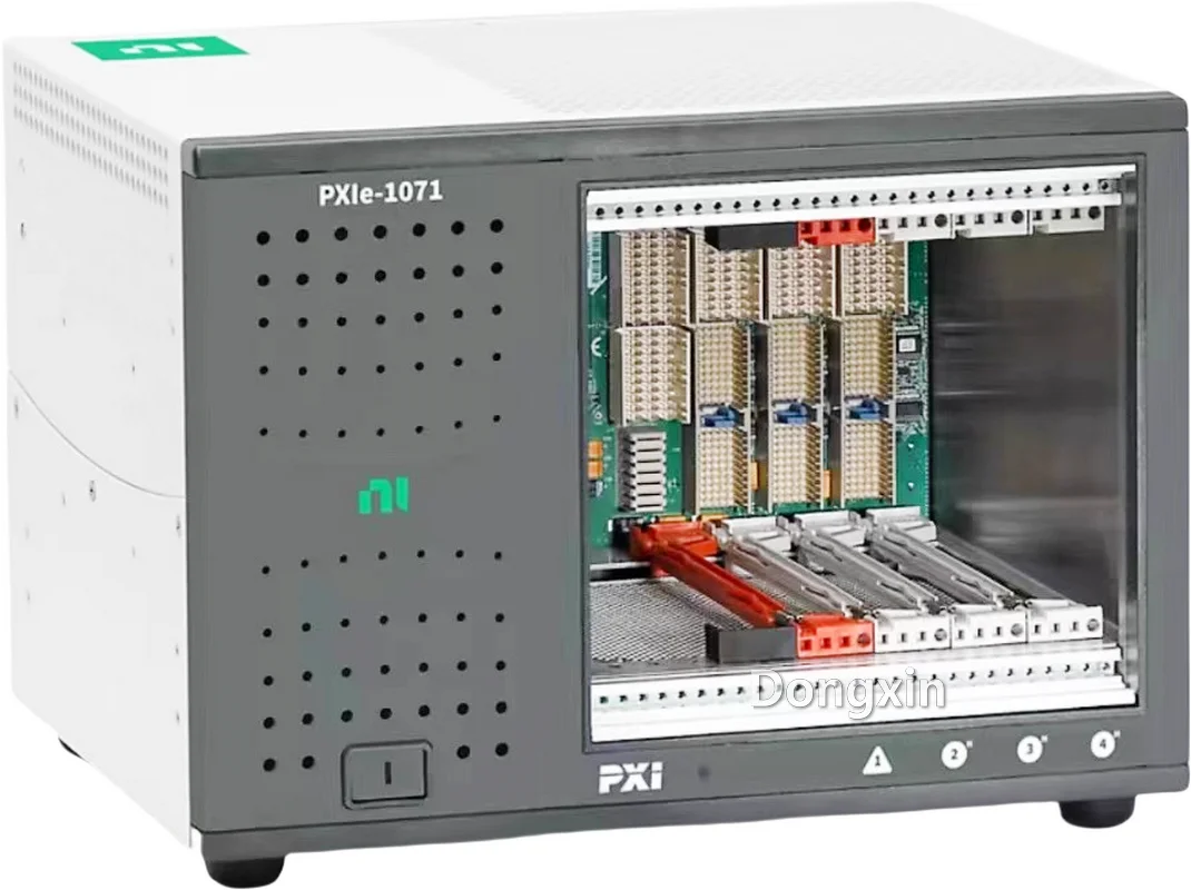 NI PXIe-1071 781368-01 PXIe، 4 فتحات (ثلاثة خزانات مختلطة)، هيكل PXI يصل إلى 3 جيجابايت/ثانية