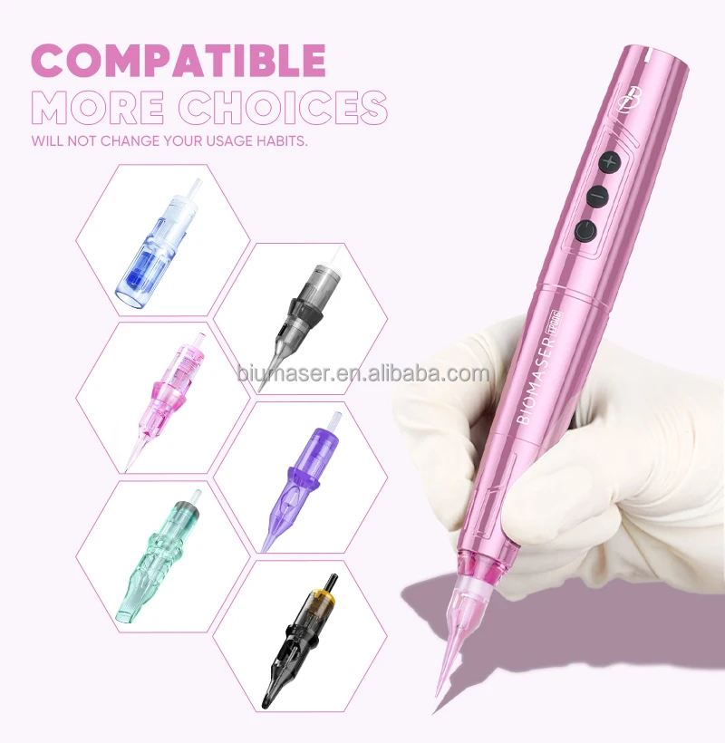 Professional Wireless Microblading Machine for Eyebrow Tattoo Latest Design with Electric Gun Permanent Makeup Supplies