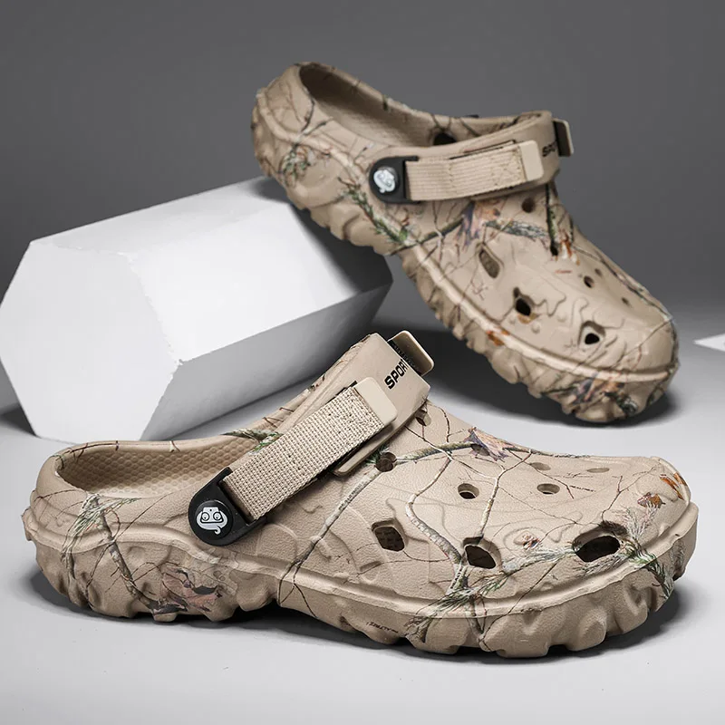 Summer Men's Sandals Home Slippers Garden Shoes Comfortable and Lightweight Men Slippers Non-Slip Soft Bottom Flip Flop Sandals