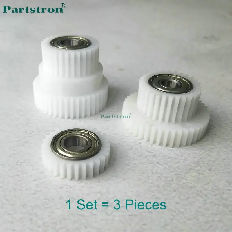 Drive Gear Kit 3Pcs 612-12208 612-82407 612-80017 For use in Riso RV RZ EV EZ RZ 200 220 230 300 310 330 370 390 530 570