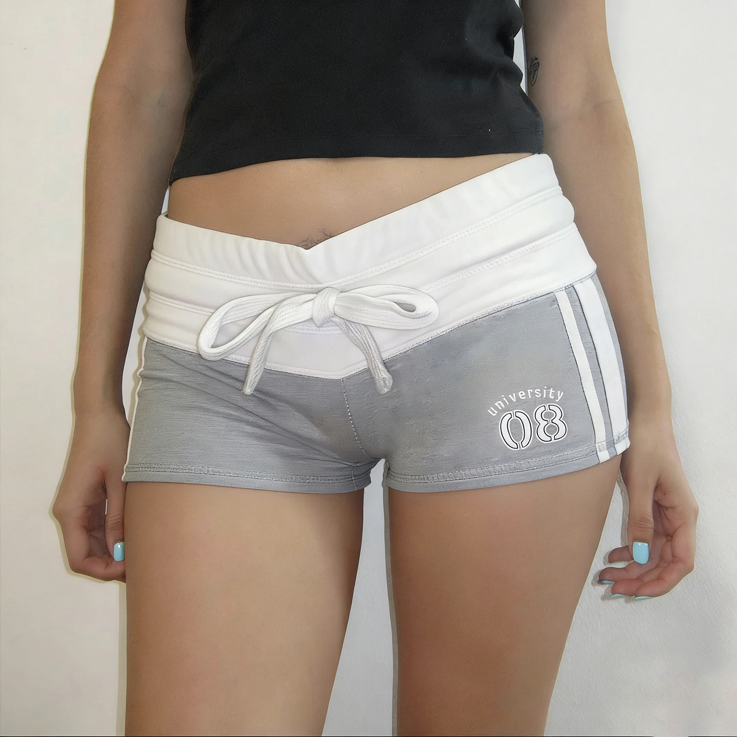 SUCHCUTE Y2k Low-wrise Short For Women Grunge Harajuku Letter Shorts Print Sexy… - Image 5