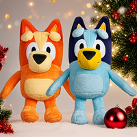 15cm/30cmHot Cartoon bluey Bluey Dolls Dog Bingo Family Plush Toy Cartoon Dog Soft Stuffed Animals Birthday Family Bingo Gifts